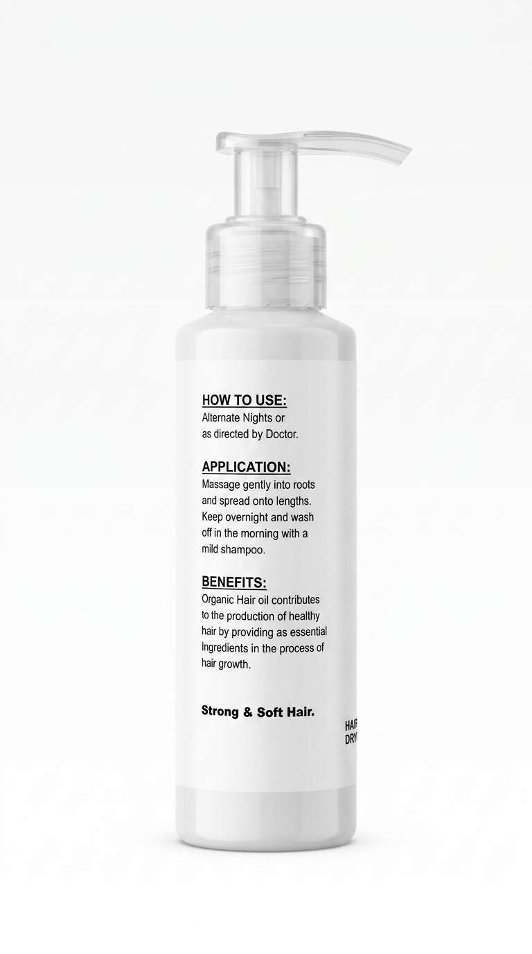 Glowvana Organic Hair Oil nourishing treatment for dry hair Pakistan