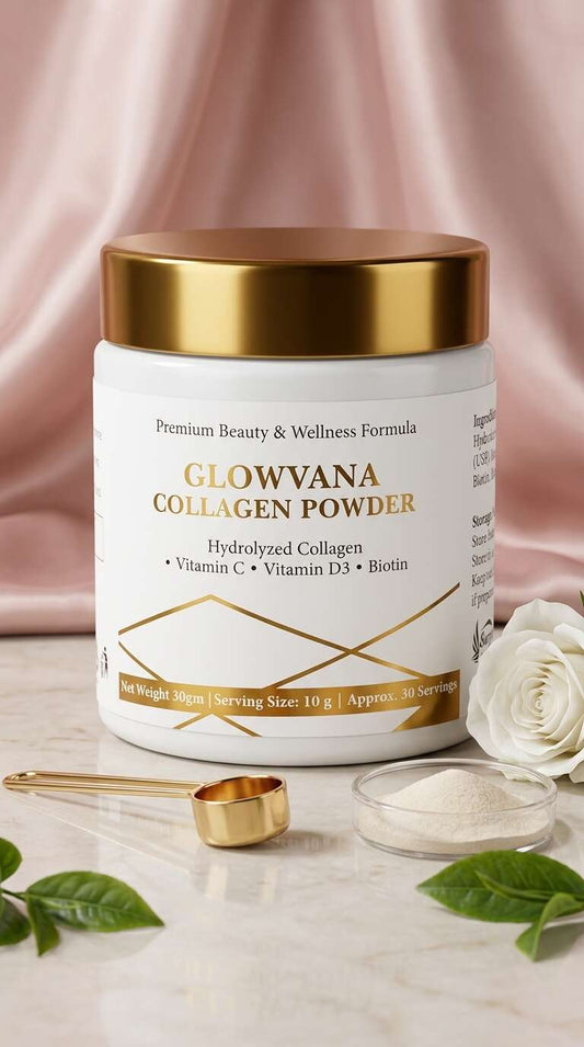 Glowvana Collagen Powder anti-aging skin supplement Pakistan