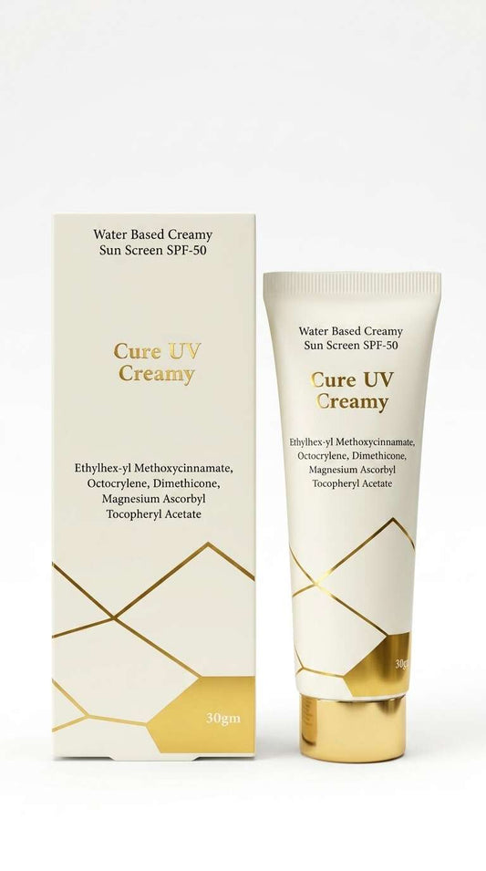 Glowvana Cure UV Creamy best sunscreen no white cast Pakistan