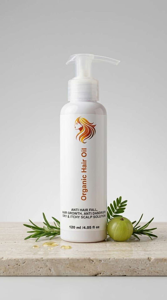 Glowvana Organic Hair Oil for frizzy damaged hair Pakistan