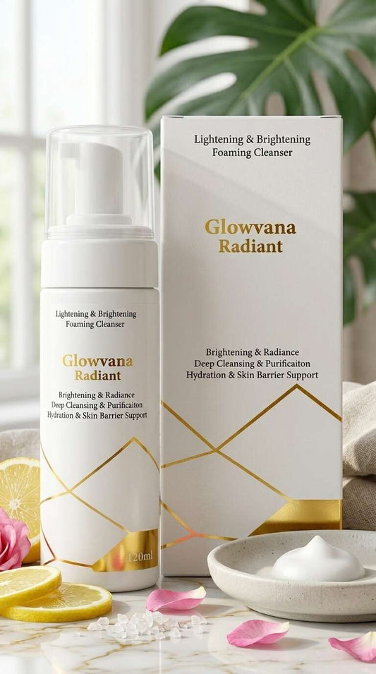Glowvana Radiant Cleanser brightening foaming cleanser for glowing skin Pakistan