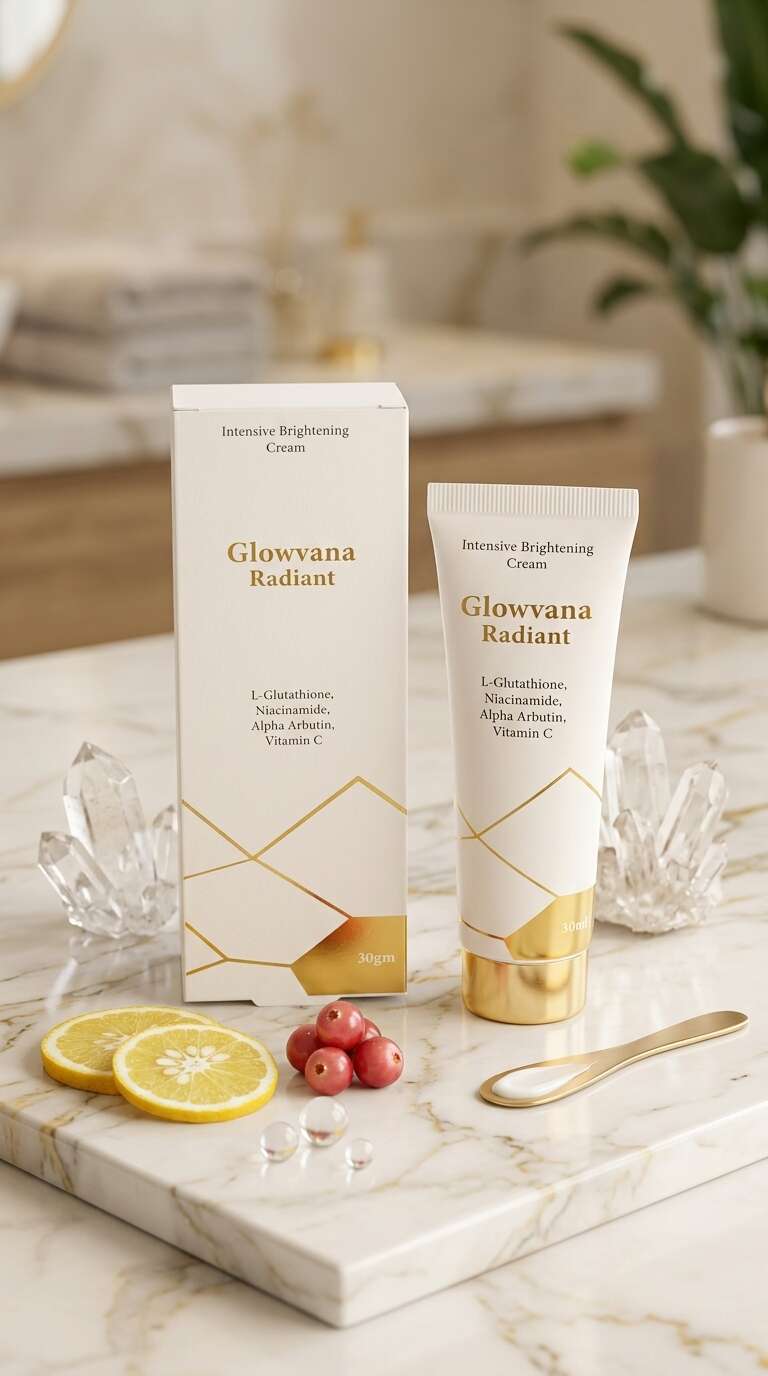 Glowvana Radiant Cream brightening moisturizer for glowing skin Pakistan
