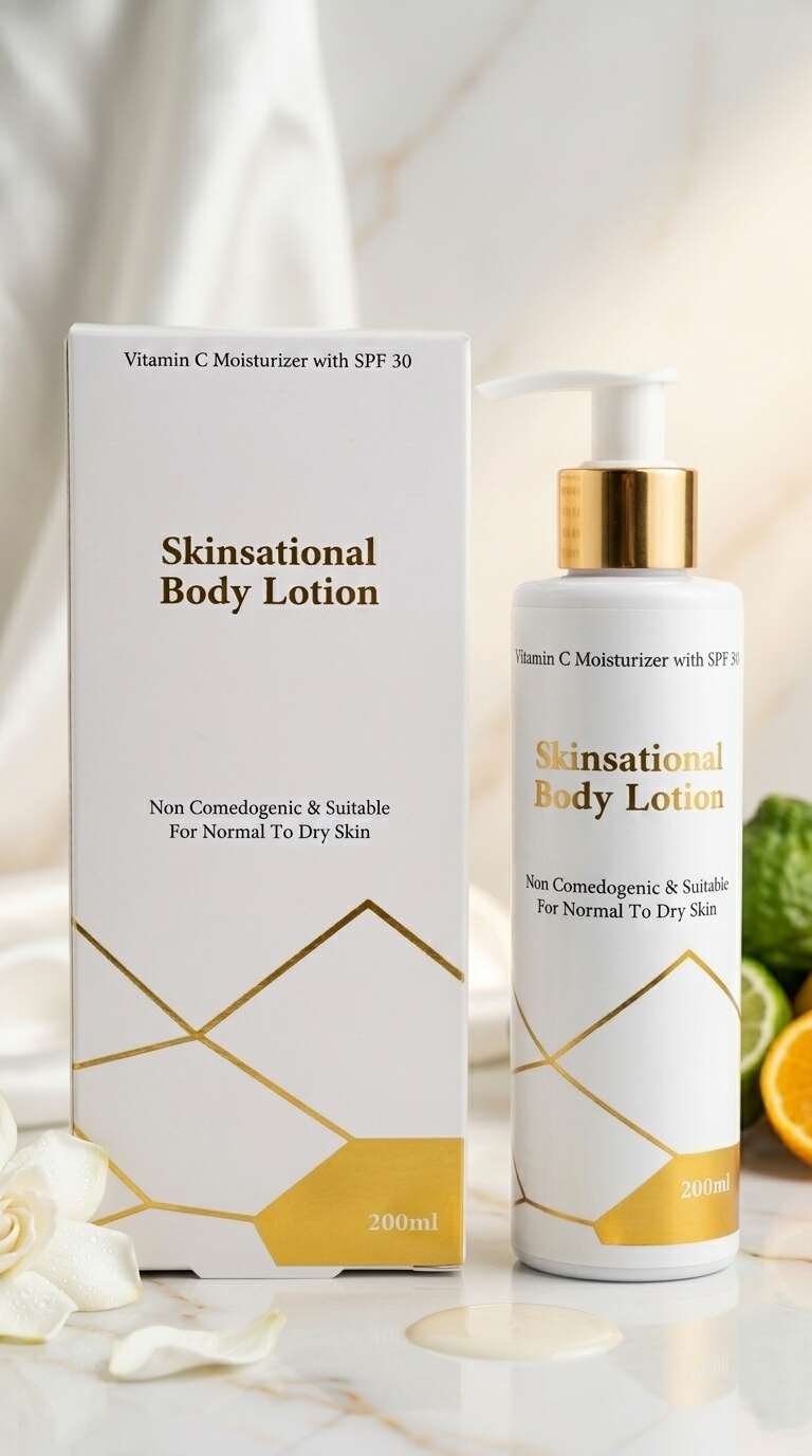 Glowvana Skinsational Body Lotion organic moisturizer Pakistan